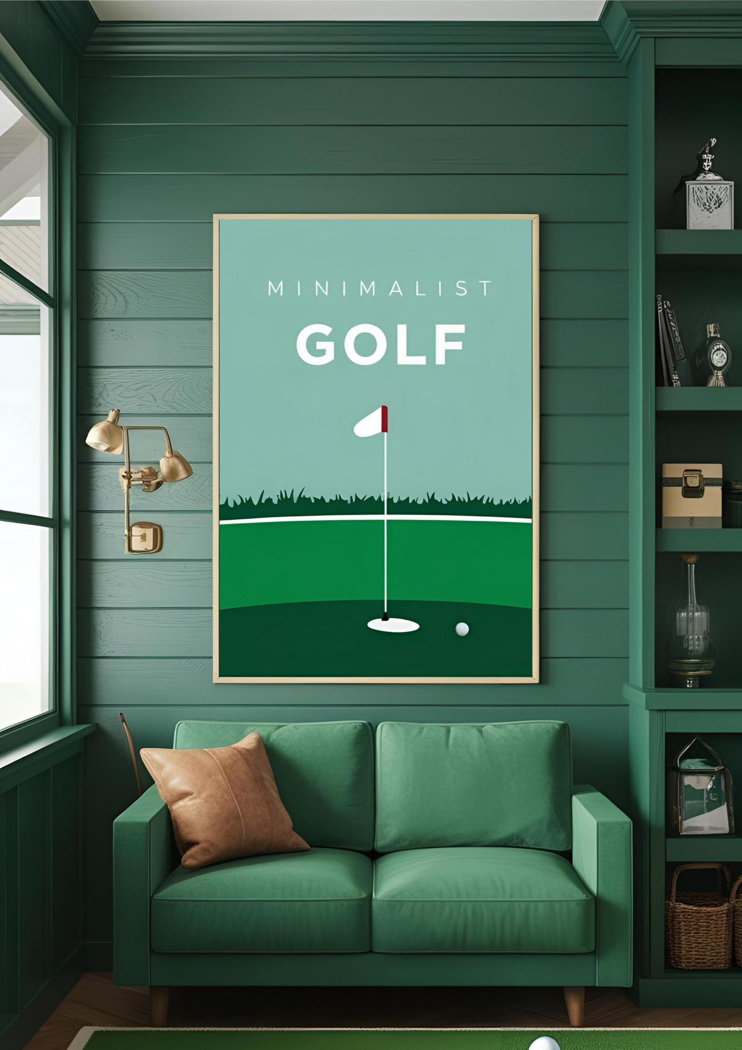 Affiche Stylisée Golf Ma boutique