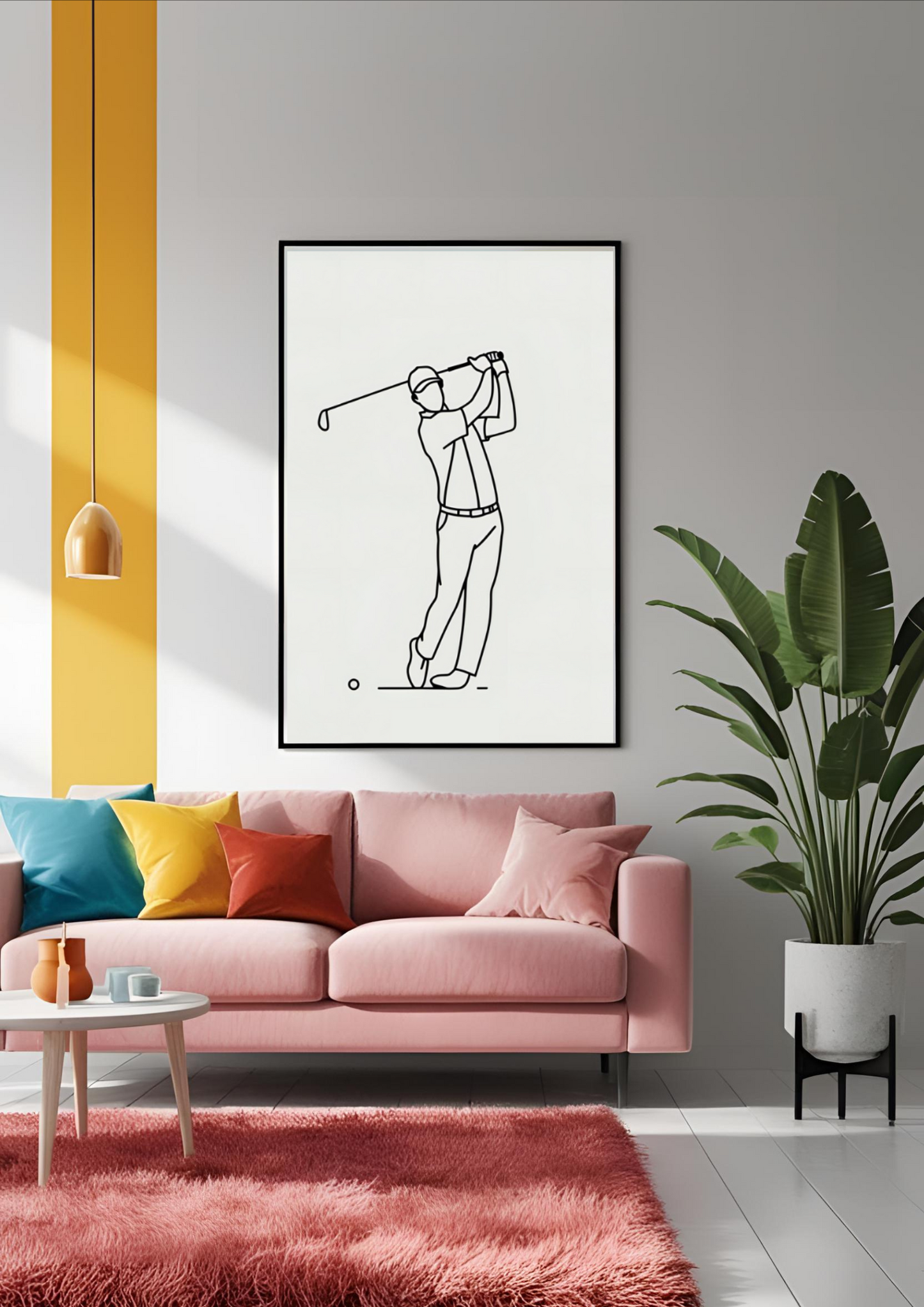 Affiche Minimaliste Golf