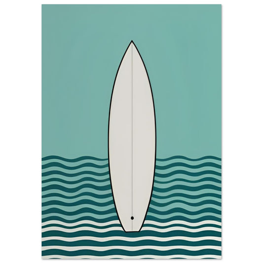 SURF IT - Affiche minimaliste - Mart