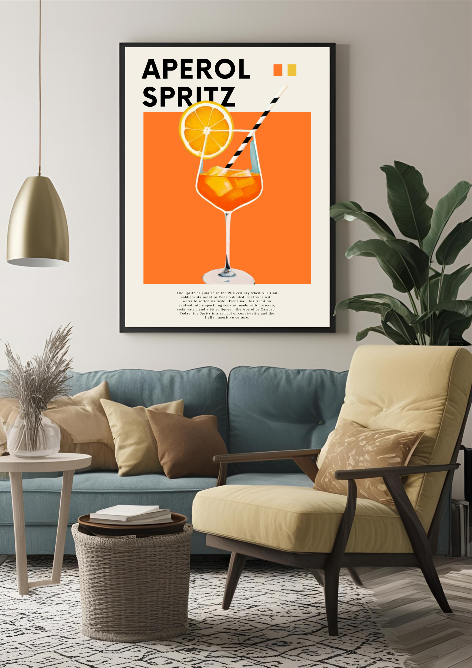 Affiche Déco Aperol Spritz Mart Poster