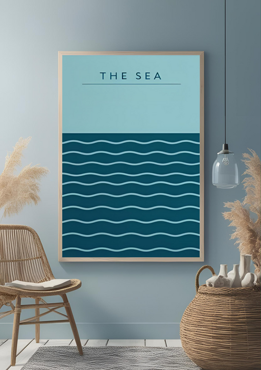 La Mer - Affiche Minimaliste Ma boutique