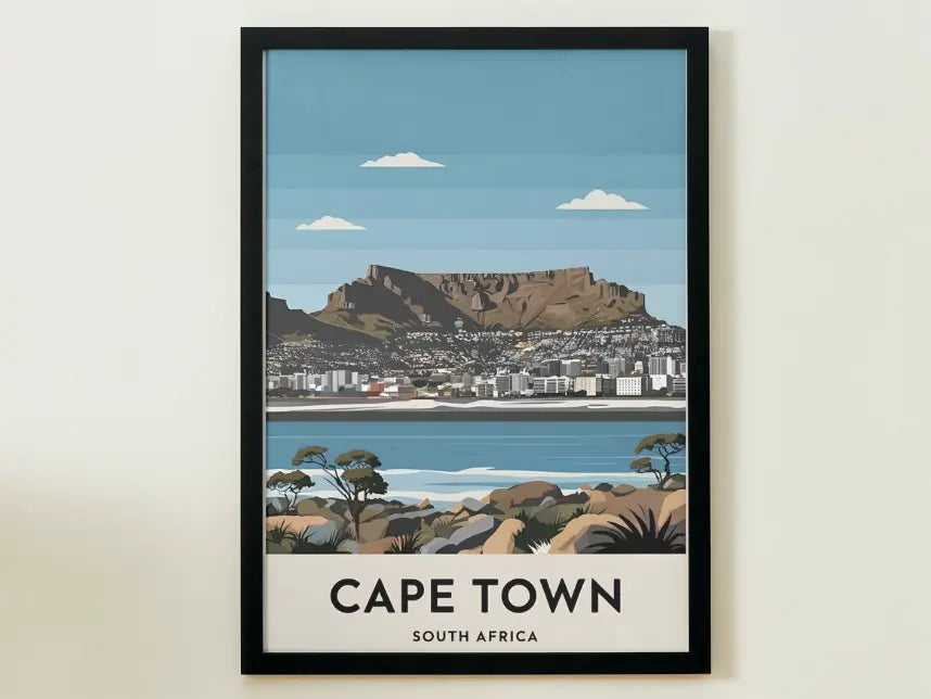 Cape Town City Poster Ma boutique