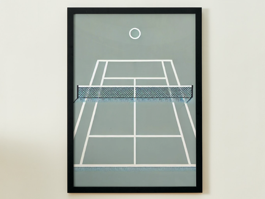 Tennis Poster - L'élégance du sport - Mart