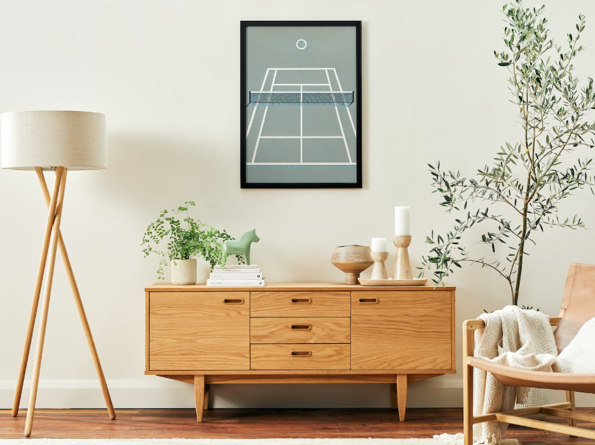 Tennis Poster - L'élégance du sport - Mart