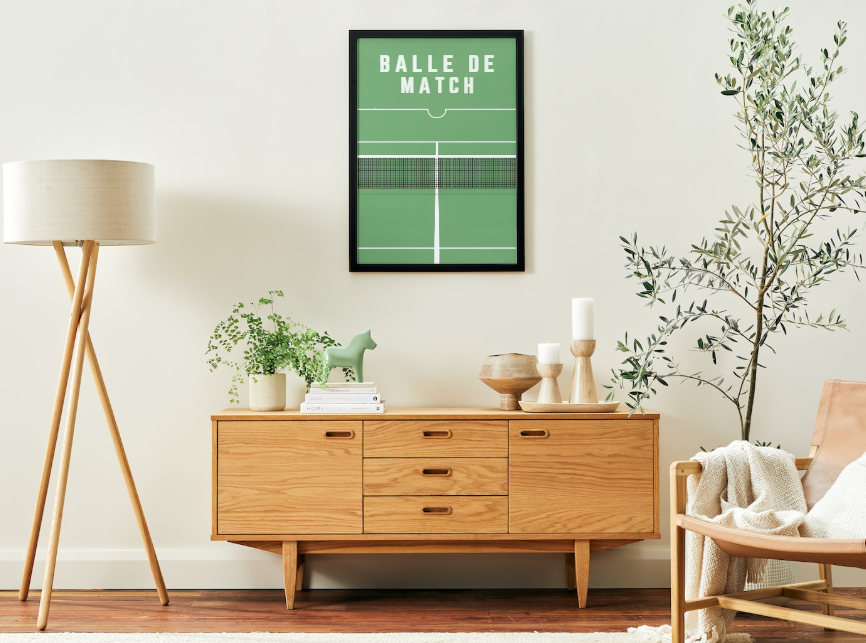 Balle de Match - Tennis Poster - Mart