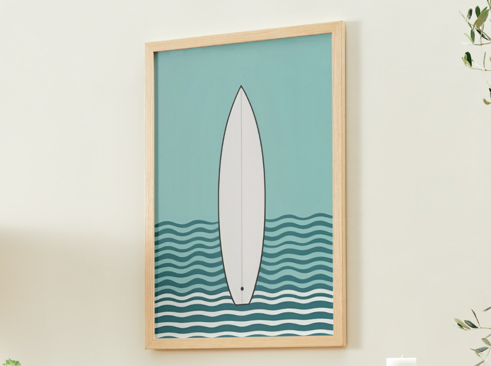 SURF IT - Affiche minimaliste - Mart