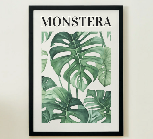 Affiche botanique "Monstera"