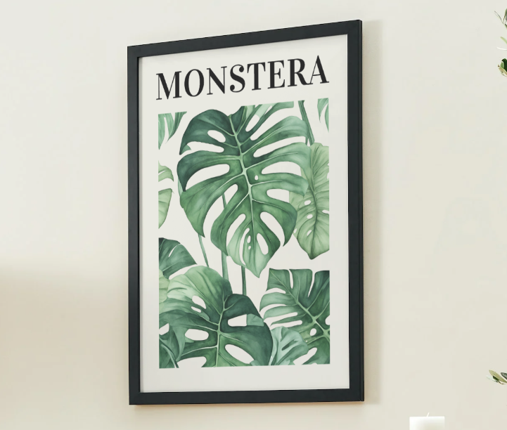 Affiche botanique "Monstera"