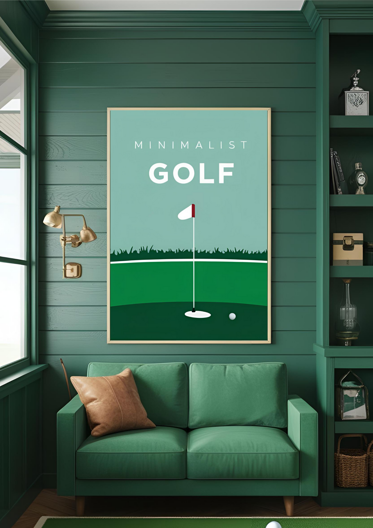 Affiche Stylisée Golf