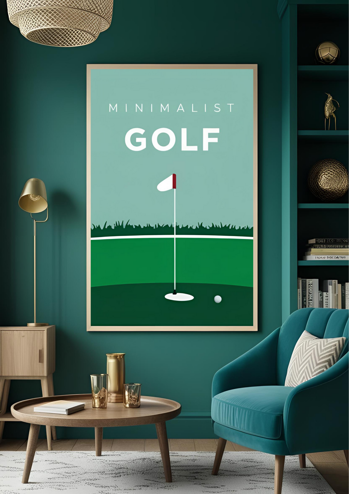 Affiche Stylisée Golf