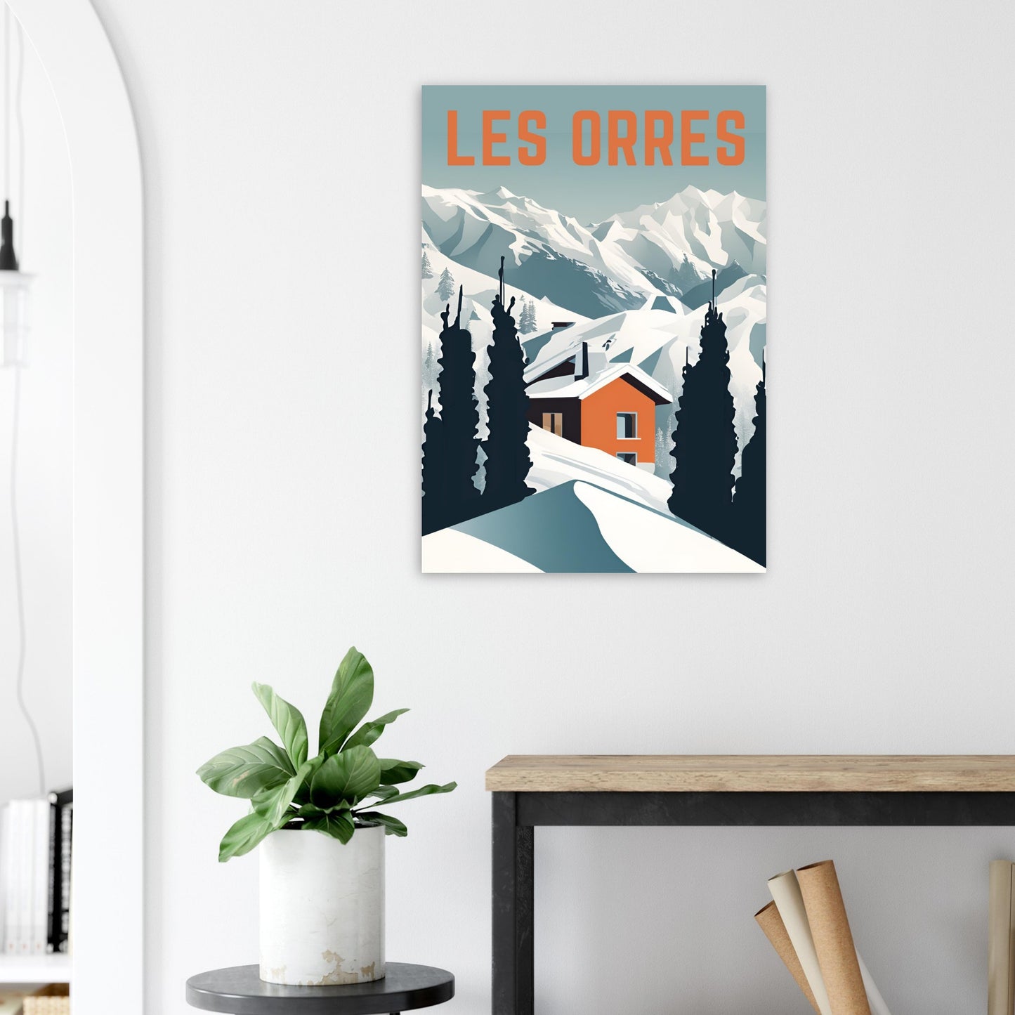 Les Orres City Poster - Mart