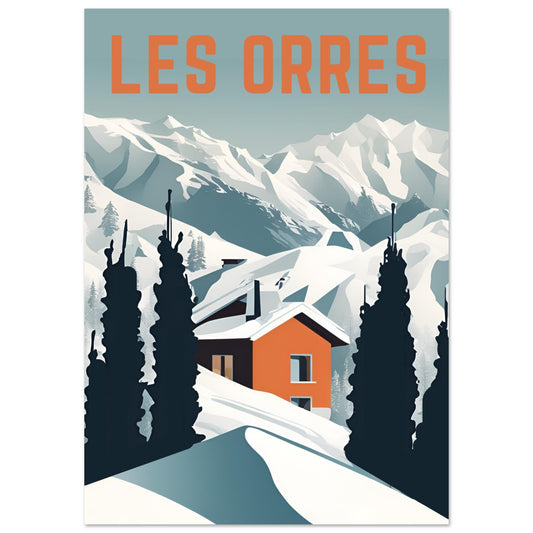 Les Orres City Poster - Mart