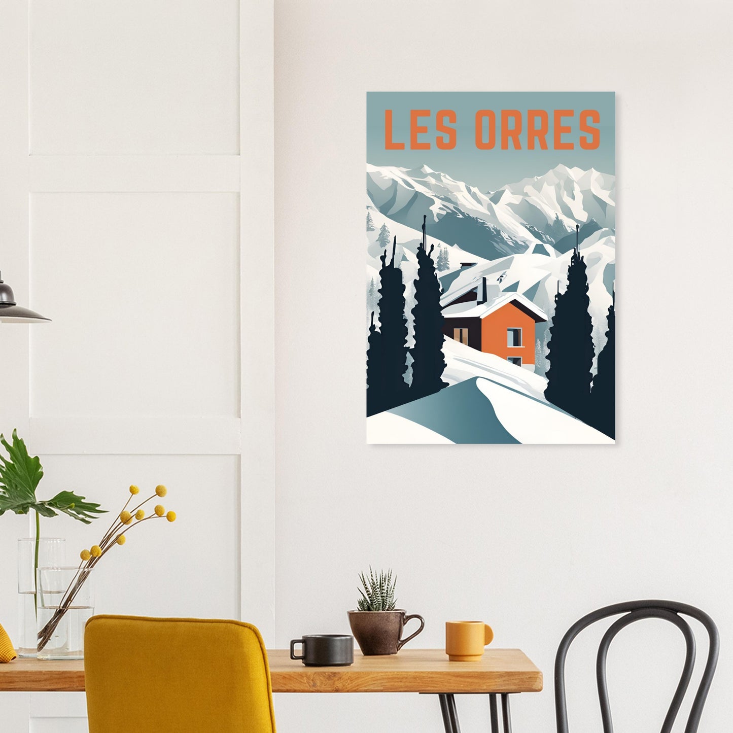 Les Orres City Poster - Mart